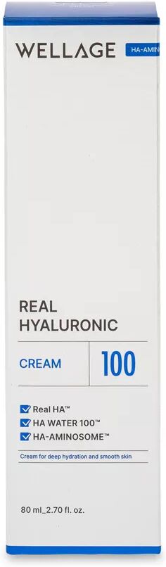 Wellage - Real Hyaluronic 100 Cream, 80 ml, Multicolor