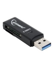 Gembird USB Schwarz Kartenleser Compact 3.0 SD card reader blister (UHB-CR3-01)