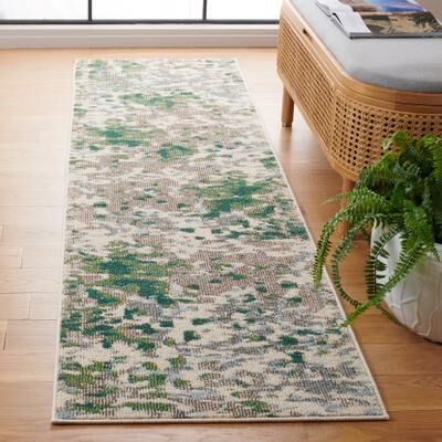 SAFAVIEH Monaco Shiloh Boho Abstract Modern Watercolor Area Rug