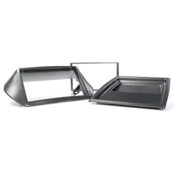  Radioblende CITROEN Nemo FIAT Fiorino PEUGEOT Bipper 2DIN schwarz 