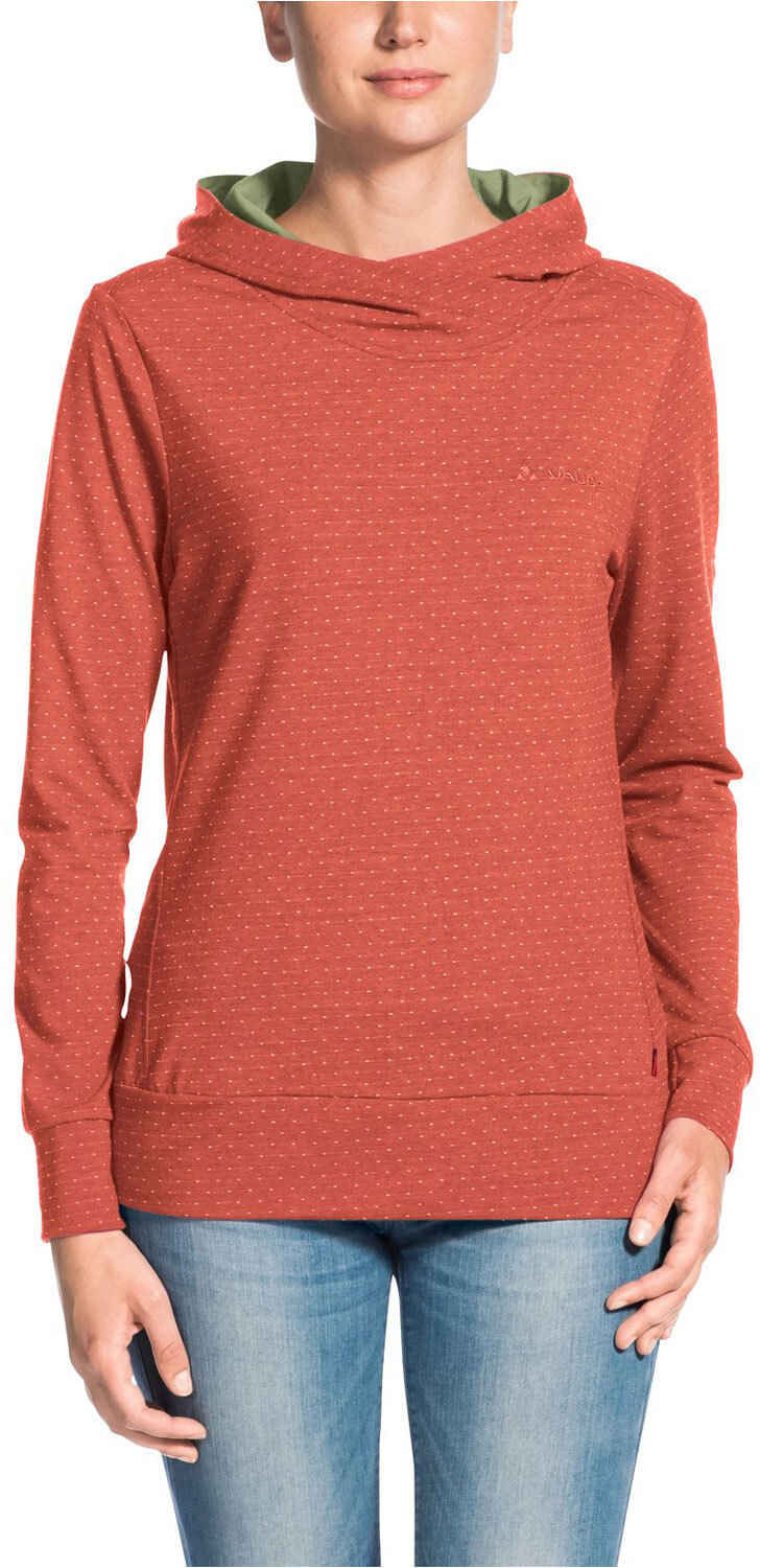 Vaude tuenno pullover Sudaderas Montaña Mujer Rojo (44)