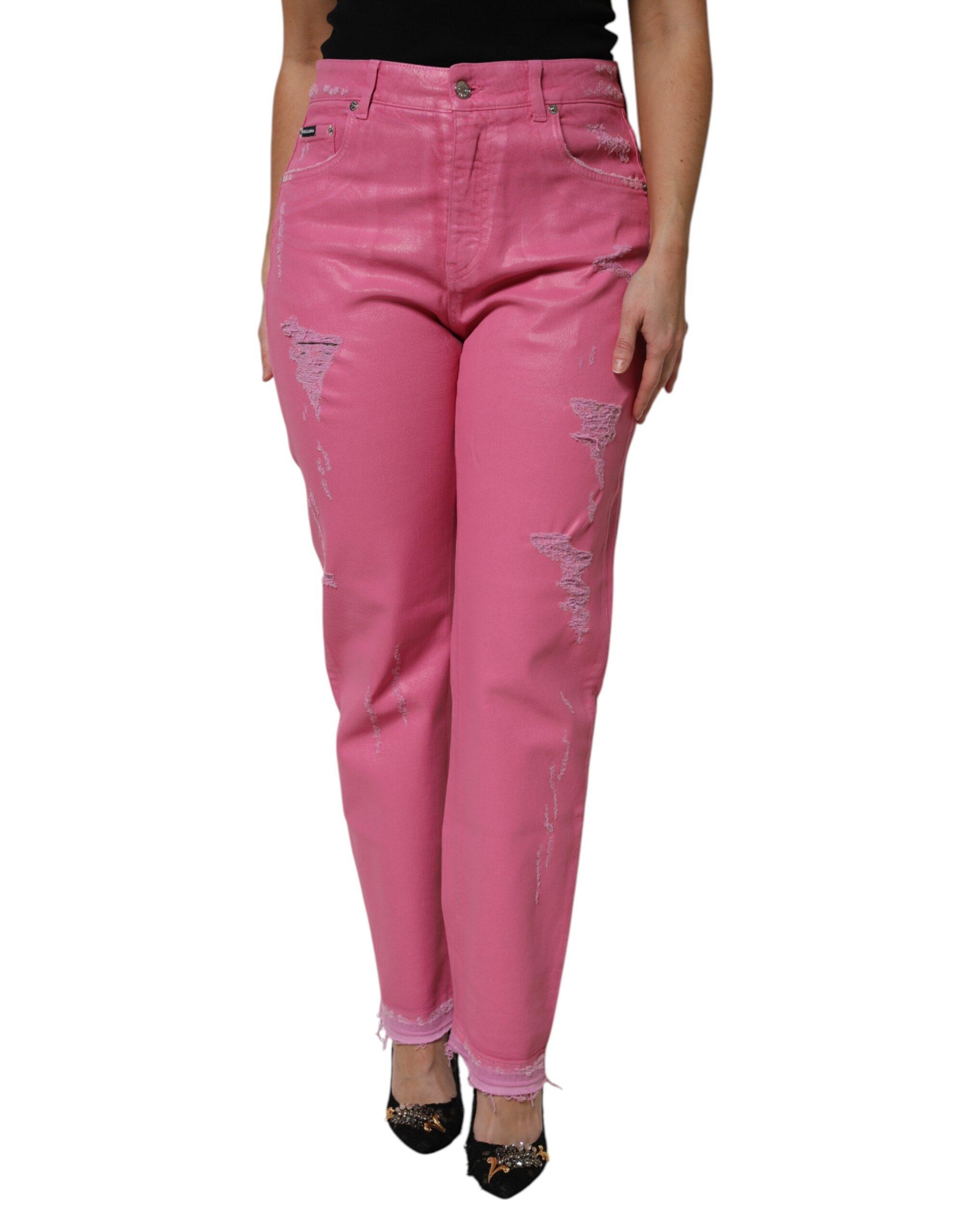 Zerrissene Highwaist Straight Jeans