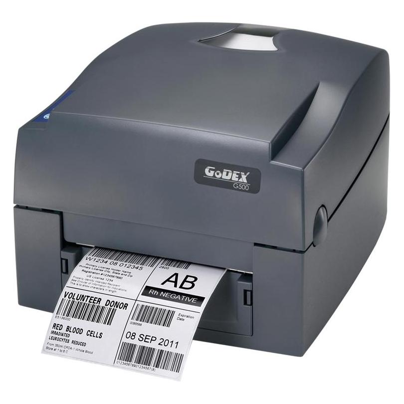 Godex G500 Thermotransfer 108mm/4"/5IPS/203dpi/USB/LAN/RS232 (203 dpi) (GP-G500-UES)