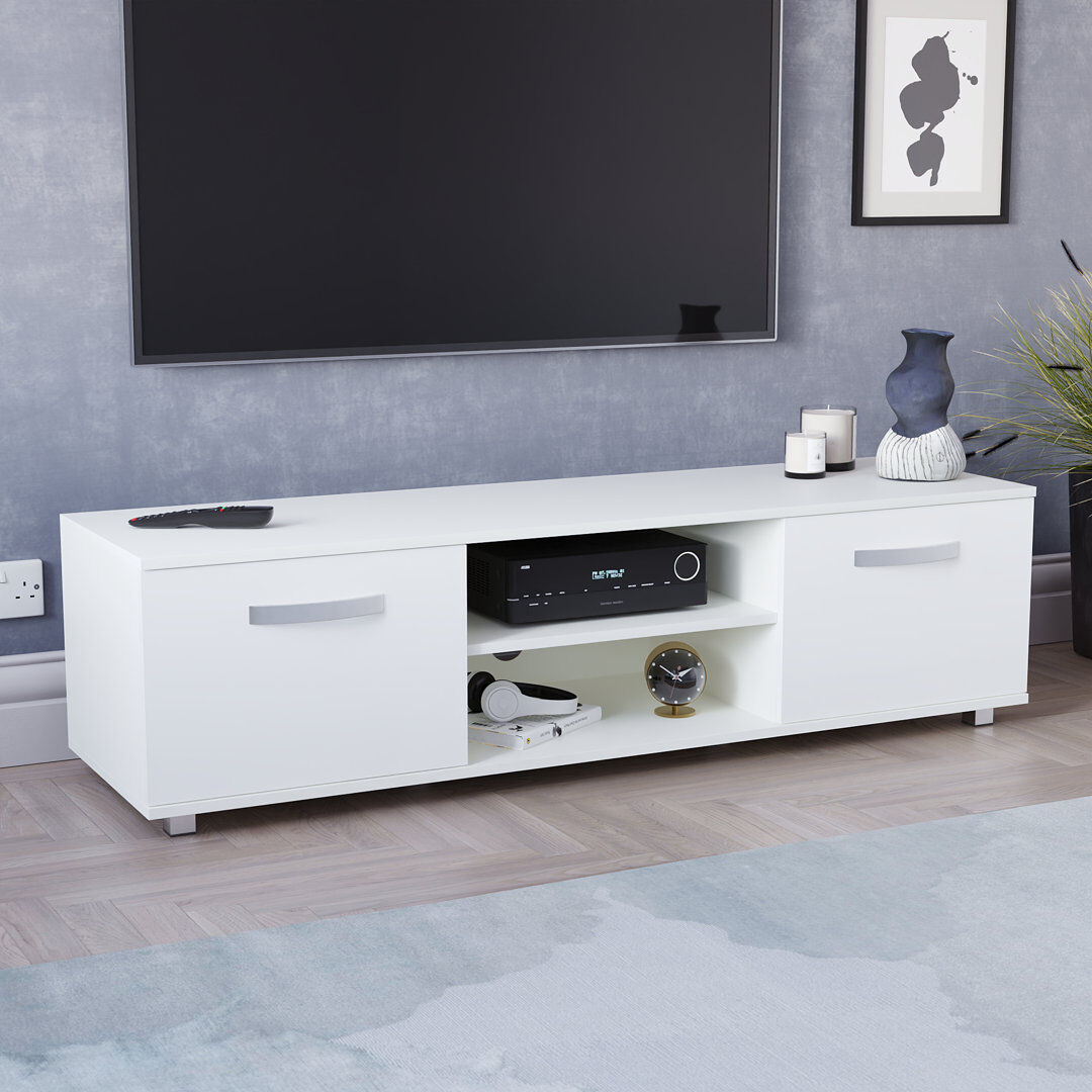 Latitude Run Muskoka TV Stand for TVs White 38 cm H x 120 cm W x 40 cm D