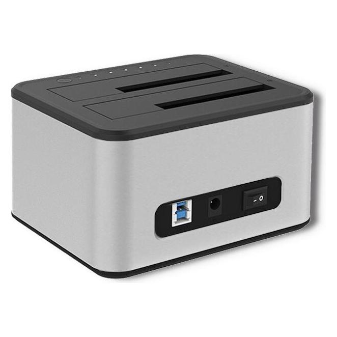 Qoltec 50316 2x HDD/SSD docking station 2.5/3.5inch SATA USB 3.0 Cloning (50316)
