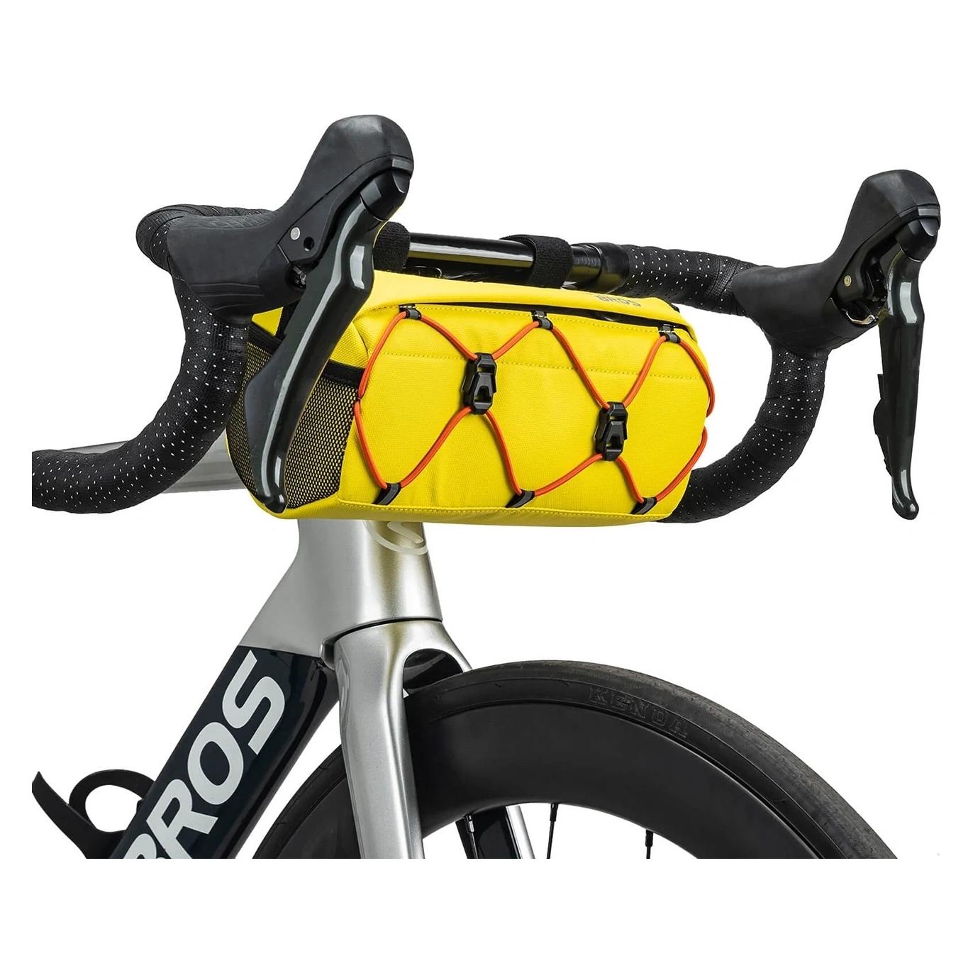 Rockbros Other goods 30110054006 Handlebar Bicycle Bag 2.2L - Yellow (2.20 l, Lenkertasche) (5907769382147)
