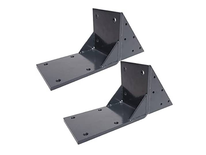 Mendler 2er-Set Dachsparrenadapter für Markise T122 T123 - anthrazit Dachsparren, Halterung, Adapter, für Kassetten-Markise
