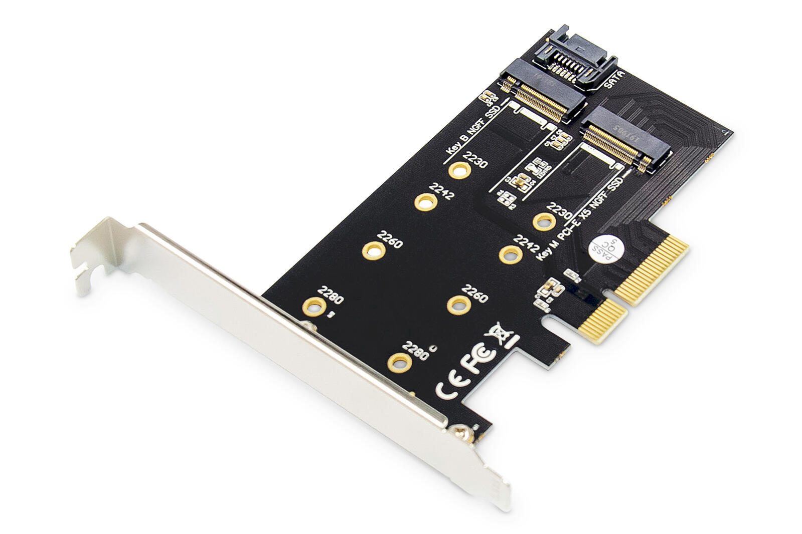 Digitus M.2 NGFF / NVMe SSD PCI Express 3.0 (x4) Add-On Karte DS-33170