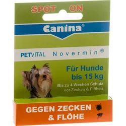 Petvital Novermin für Hunde Bis 15Kg Vet. 2 ML