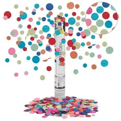 relaxdays Party Popper Bunt rund 40 cm mehrfarbig