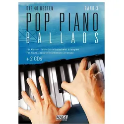 Pop Piano Ballads 3 mit 2 CDs, Fachbücher von Helmut Hage, HAGE Musikverlag GmbH & Co. KG