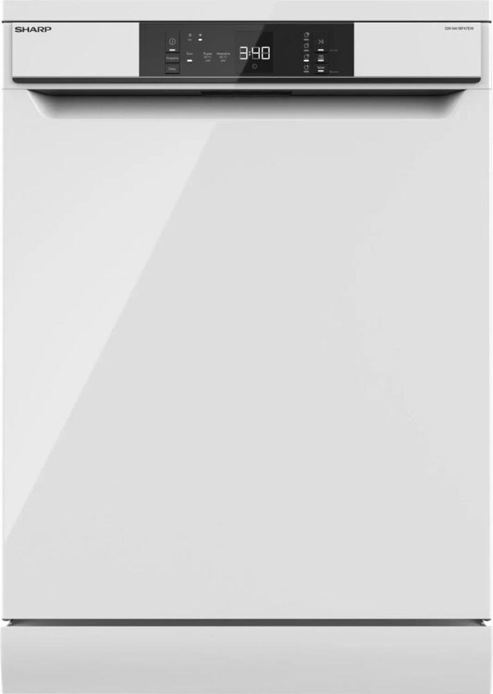 Sharp QW-HY26F39DA-DE, Freistehend, Standardgröße (60 cm), Edelstahl, Oberkorb, Zusammenklappbar, Zusammenklappbar