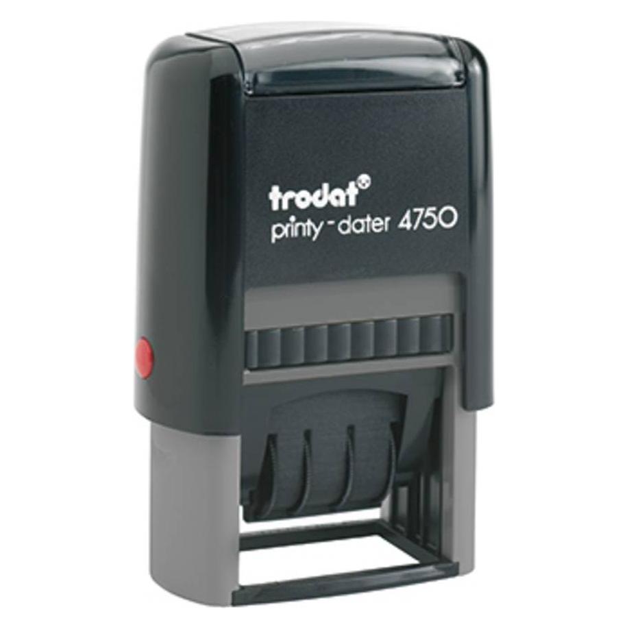 Trodat Datumsstempel selbstfärbend Printy Dater 4750/L Abmessung der Stempelfläche: 41 x 24 mm Schreibfa... (64247)