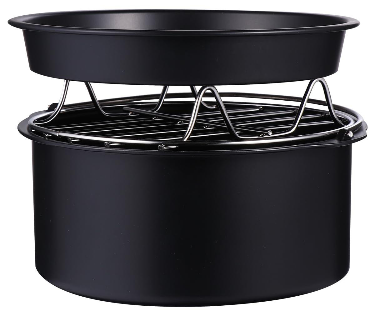 Dripio Accessoires voor heteluchtfriteuse: Cakevorm, Pizzabak en Stoomoven