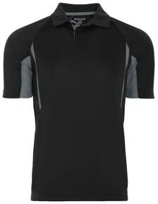 Holloway 222530 Avenger Polo Shirt in black size Large   Polyester
