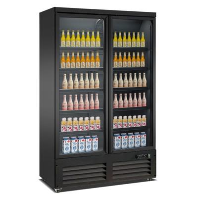 Gefrierschrank mit 2 Glastüren SCHWARZ - 7526.0125 Combisteel