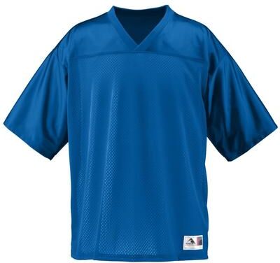 Augusta Sportswear 258 Athletic Youth Stadium Replica Jersey T-Shirt in Royal Blue size Small   Polyester