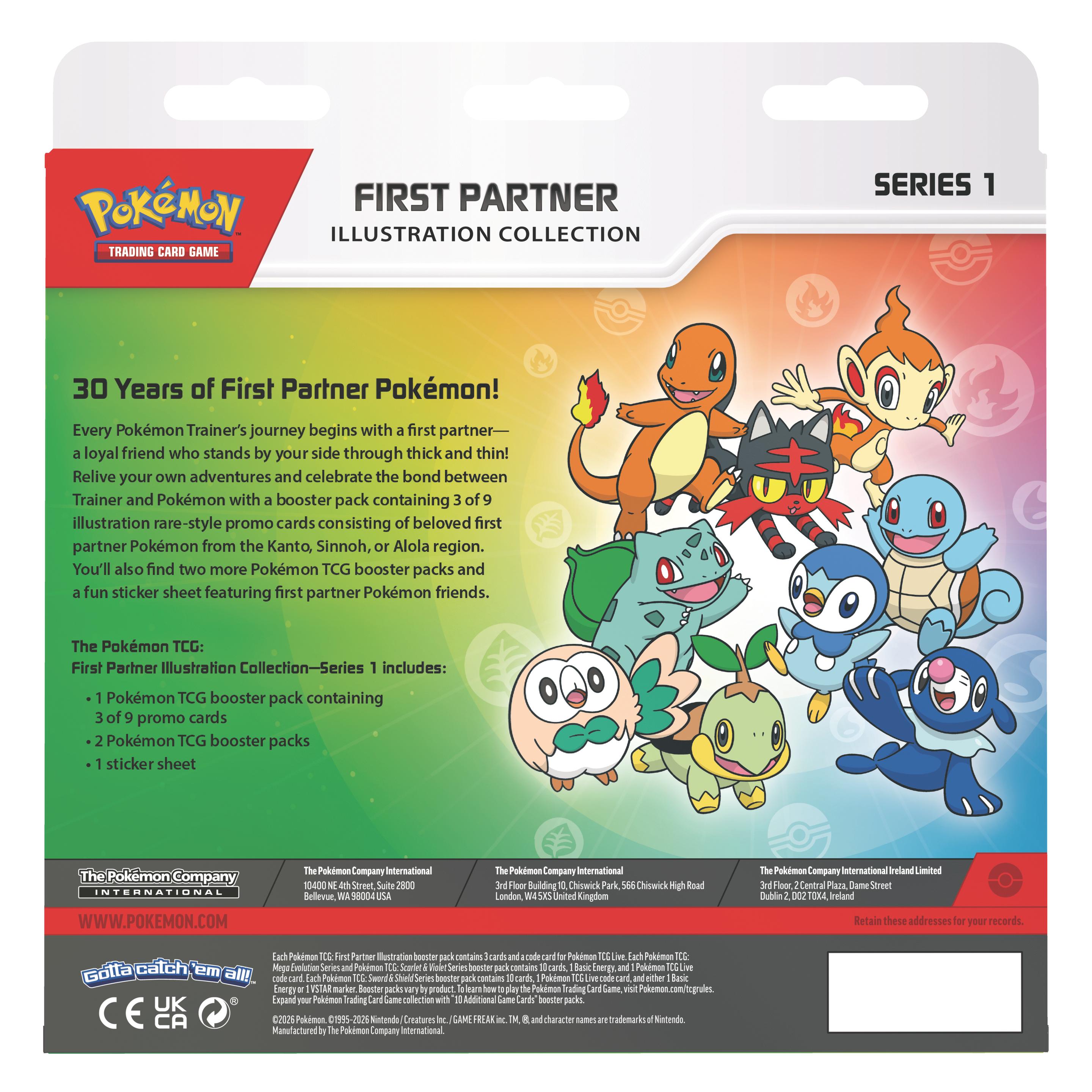 Pokémon P-EN First Partner Illustration Collection #1 (Englisch, Box Set & Collection) (PCI10358-101)