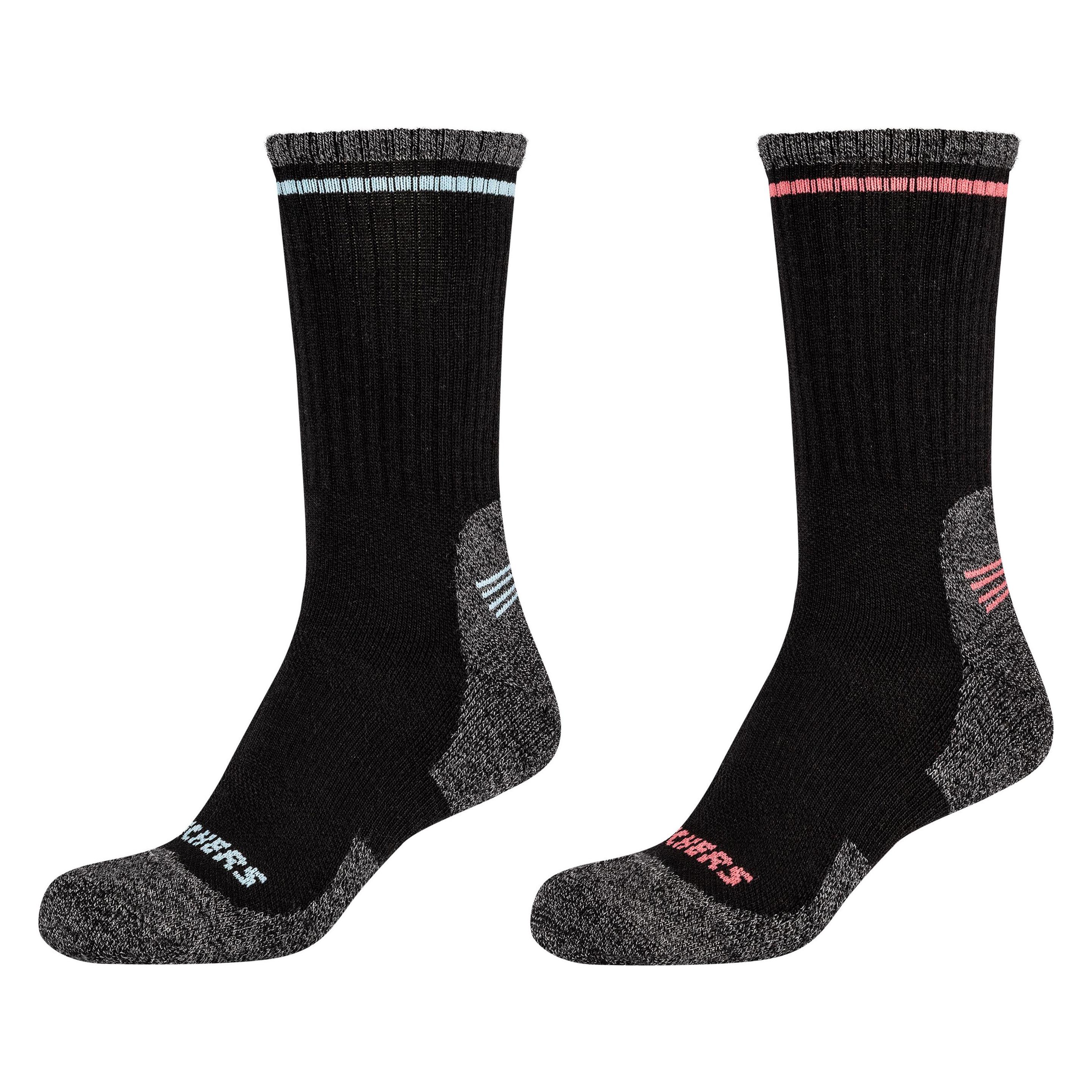 Skechers 2PPK Women Trail Wool Socks SK41105-9999 - (39 - 42) (SK41105-9999)