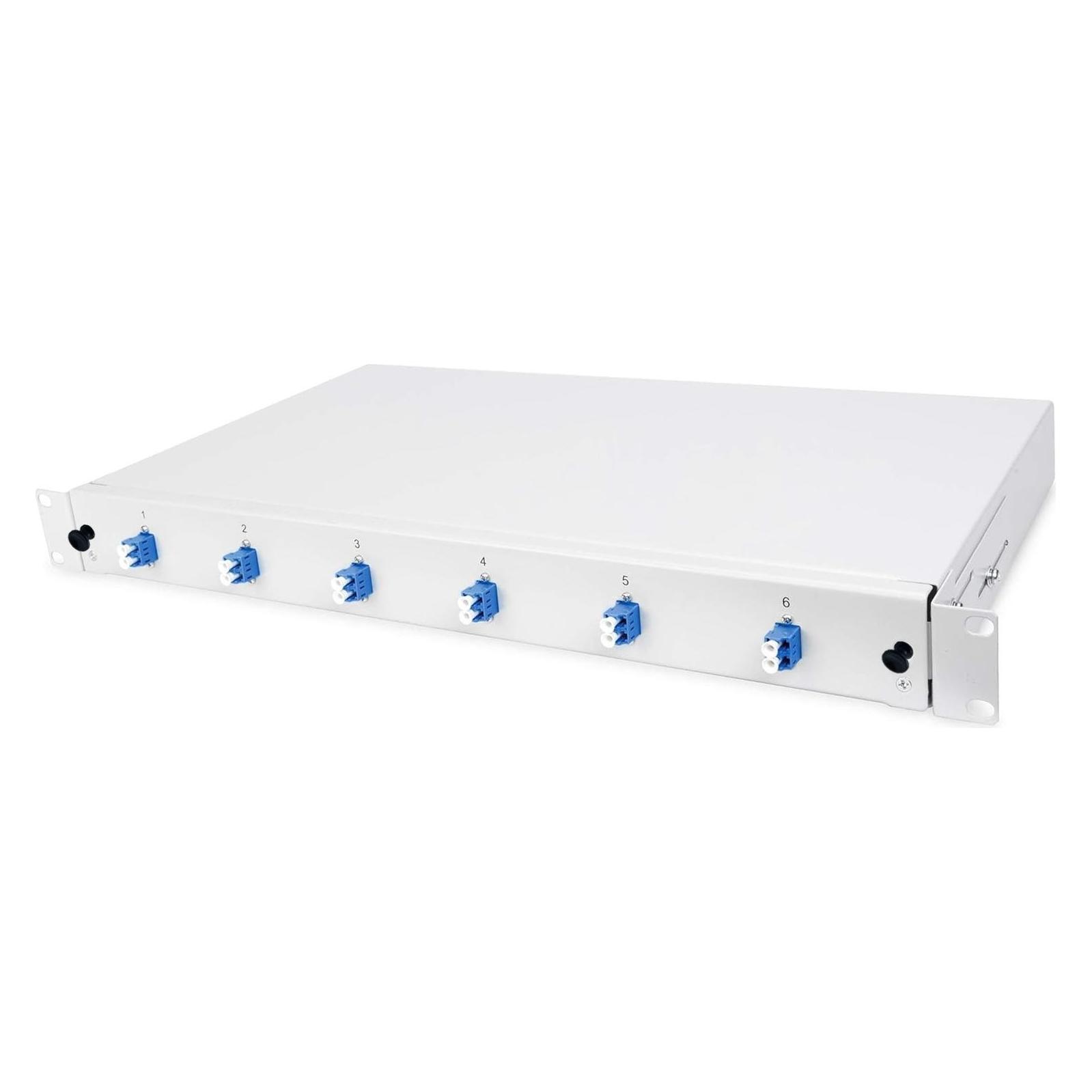 Netkab LWL 19" Breakoutbox mit 6-fach LC-duplex, Singlemode (99910)