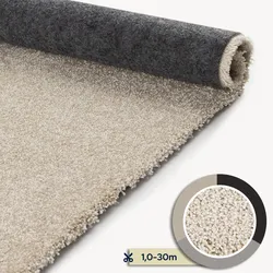 Teppichboden JANE - Beige - 4,00m x 1,00m
