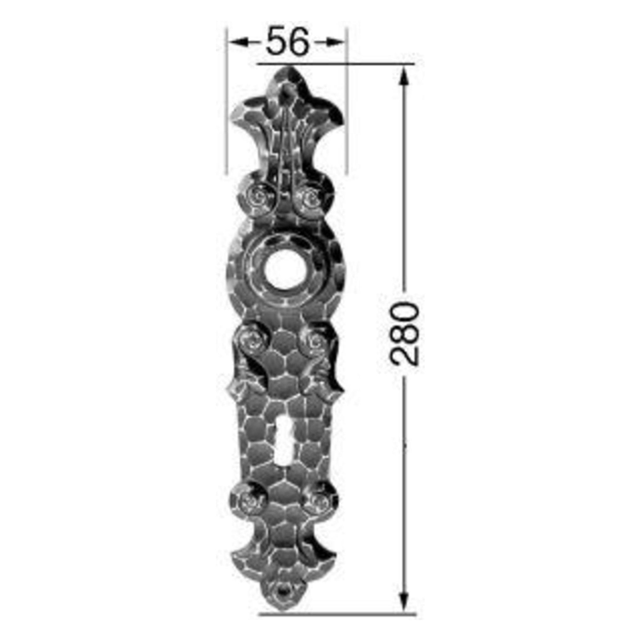 Magni HS Rowe Ha-Langschilder Nr.208H PZ Ei (Türschildgarnitur) (4330816001967)