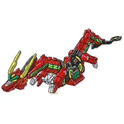 Playmates Power Rangers Thunderzord figurine Red Dragon