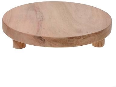 IH Casa Decor Acacia Wooden Round Table Riser Small