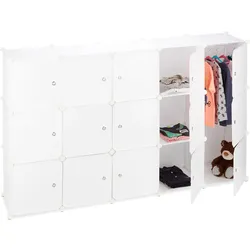 Relaxdays, Kleiderschrank Zubehör, Regalsystem