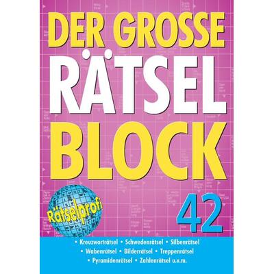 Der große Rätselblock 42, Taschenbuch von , Naumann & Göbel, 978-3-625-17403-5