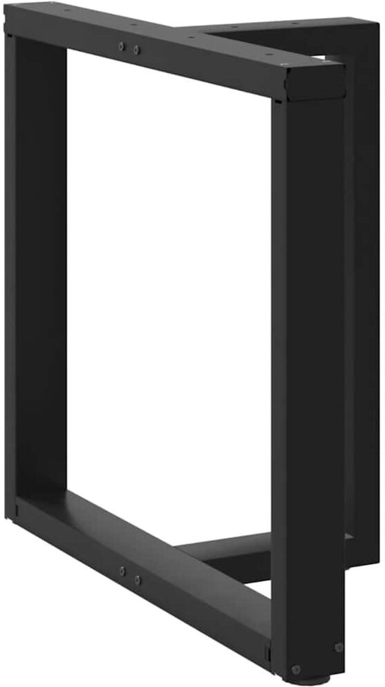 Latitude Run Ayzen Table Leg Black 70 x 35 x (72-73) cm
