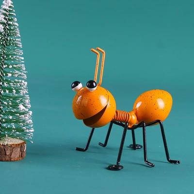 Inspire Essentials EverCharm Metal Ant Wall Decor Outdoor Garden Art Sculpture yellow