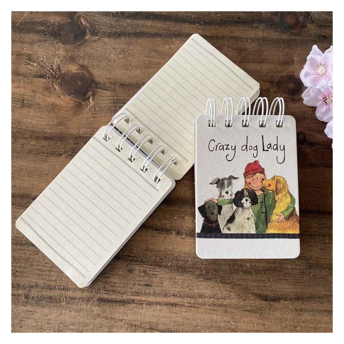 Teka Kołonotes A7 SSN18 Crazy Dog Lady Psiara (A7, Liniert, Harter Einband) (47992927)