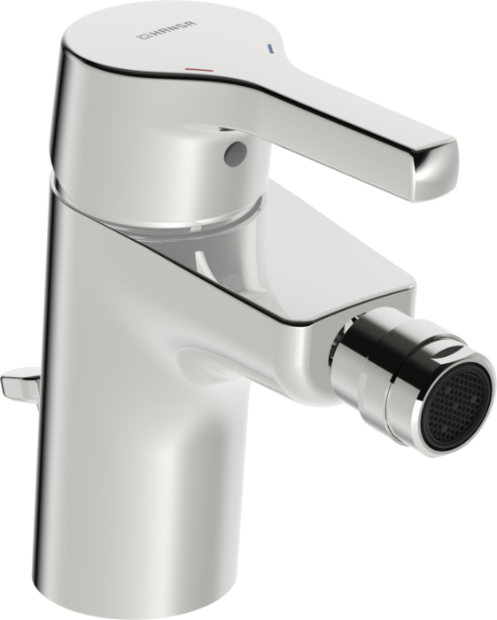 Hansapaleno Bidetarmatur 56443203 ohne Ablauf, Ausladung 106mm, chrom