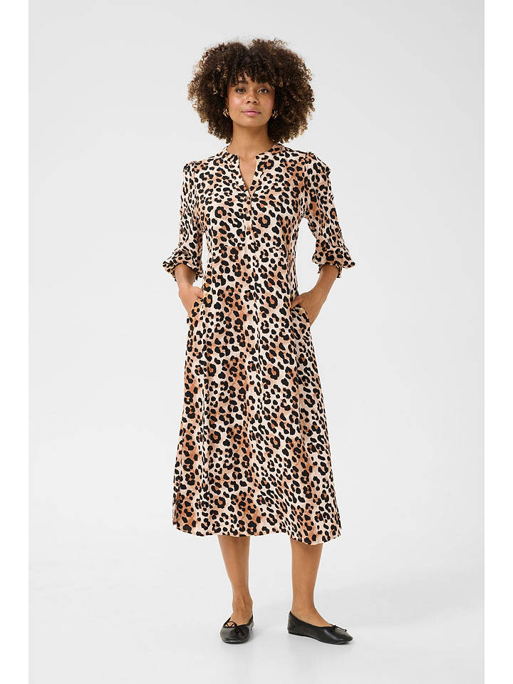 CULTURE Kleid in Beige - S
