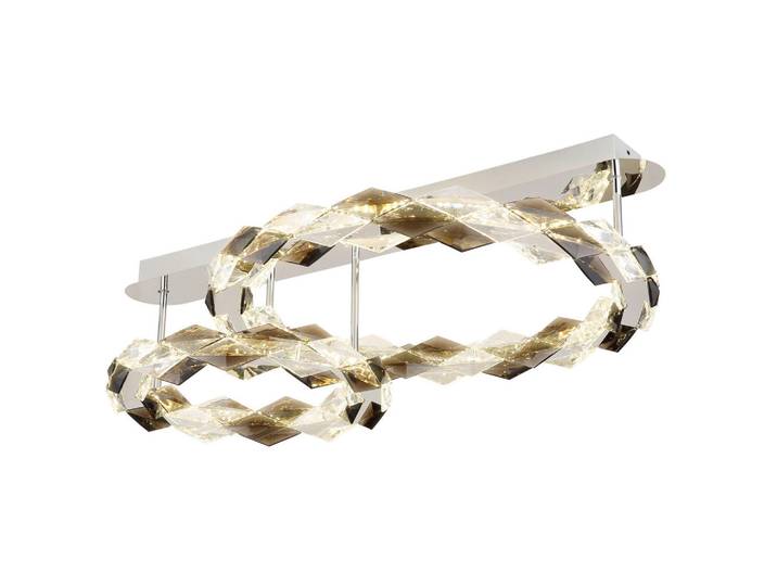 Globo Led-Deckenleuchte, Klar, Metall, Kunststoff, 55x24.5x80 cm, CE, Lampen & Leuchten, LED Beleuchtung, LED-Deckenleuchten