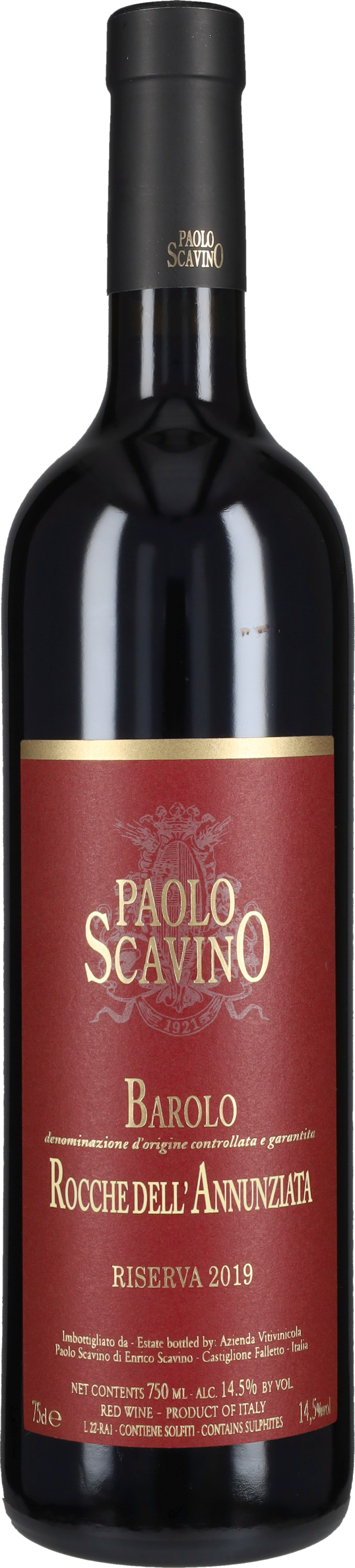 Scavino Paolo Barolo Riserva 'Rocche dell'Annunziata' Paolo Scavino 2019