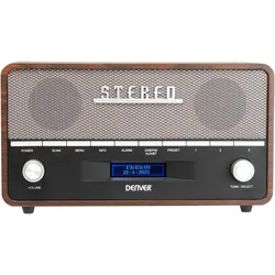 Denver DAB-36 (DAB+, FM, PLL, Bluetooth), Radio, Schwarz