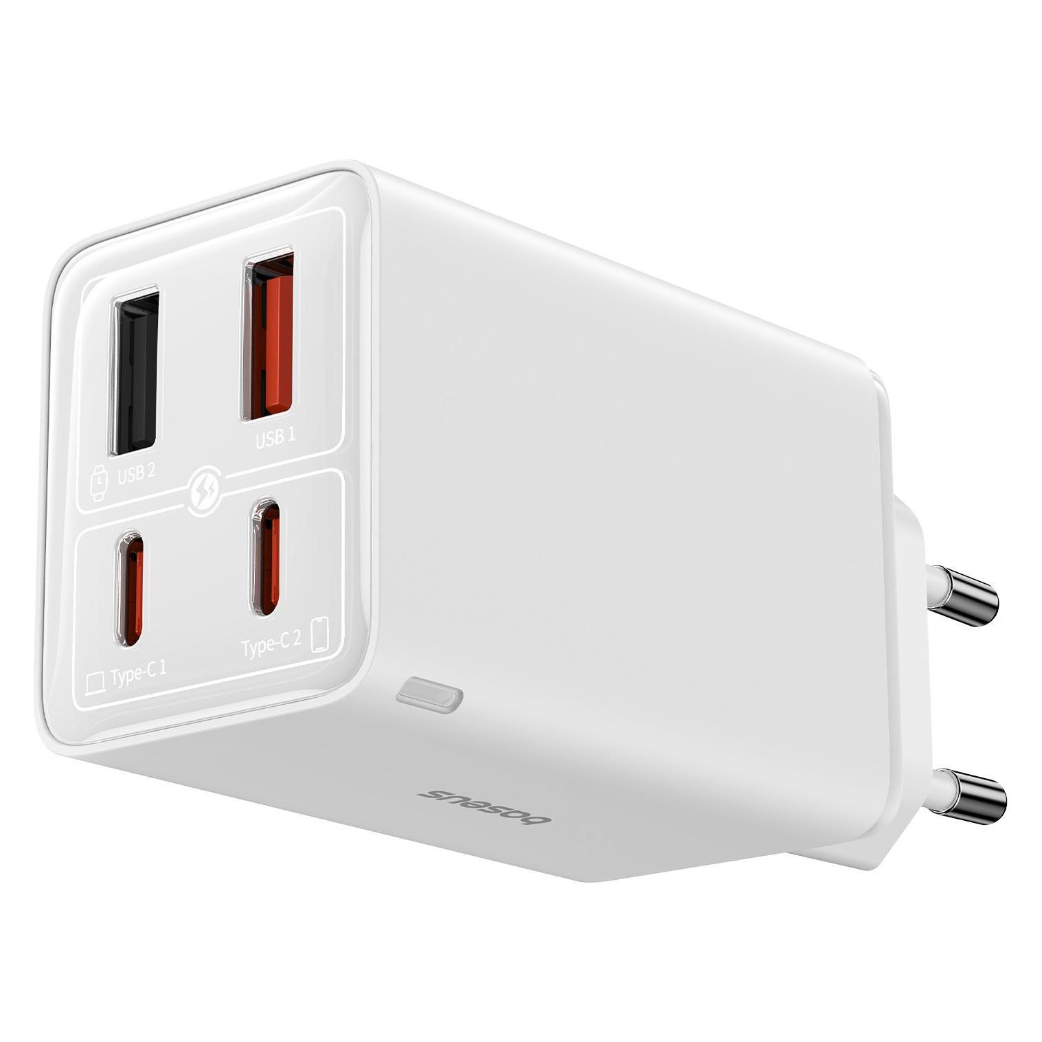 Baseus GAN6 Pro Fast Charger (65 W, 4 Ports) (P10162701213-00)