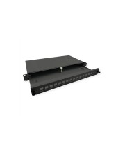 ROLINE Patchpanel Blindblech optic for keystones Rack montierbar Schwarz 1U 16 Ports (21.17.0351)