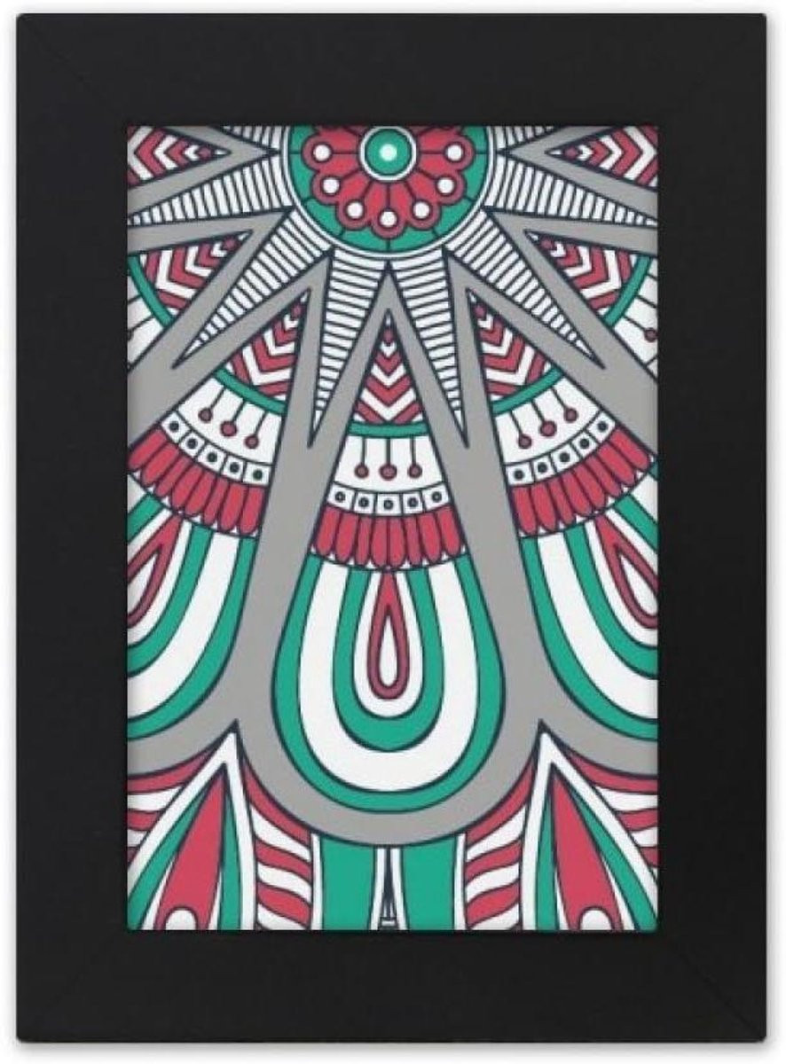 Traditionele houten fotolijst voor decoratie - Multicolor - 5x7 inch