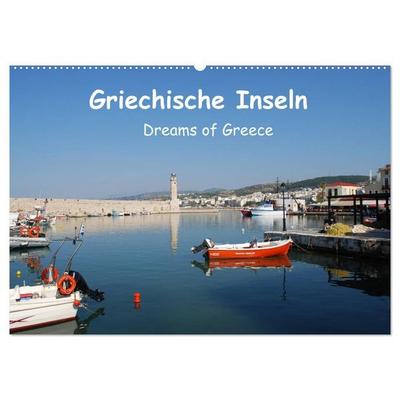 Griechische Inseln (Wandkalender 2027 DIN A2 quer), CALVENDO Monatskalender