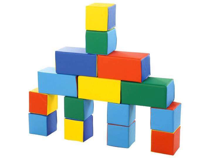 Weichelt Schaumstoffbausteine-Set Mäuse Spielbausteine, Mäuse-Bausteinsatz