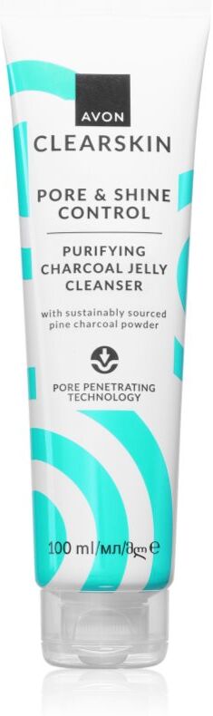 Avon Clearskin Pore & Shine Control deep cleansing gel with activated charcoal 100 ml
