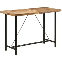 vidaXL, Bartisch, Kapenia (Massives Mangoholz) (150 x 70 x 107 cm, 150 x 70 x 107 cm)