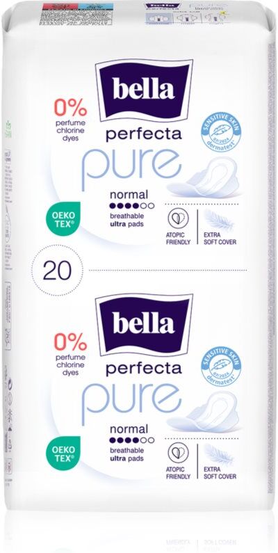 BELLA Perfecta Pure Normal serviettes hygiéniques ultra-fines 20 pcs