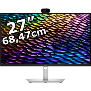 Dell Monitor P2726DEB Videokonferenz, 27 Zoll, WQHD 2560 x 1440 Pixel, 5 ms, 100 Hz, mit Webcam