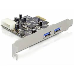 Delock USB 3.0 PCI Express Card 2 Port PCI-Express Karte USB-A (USB 3.0) PCIe 89241