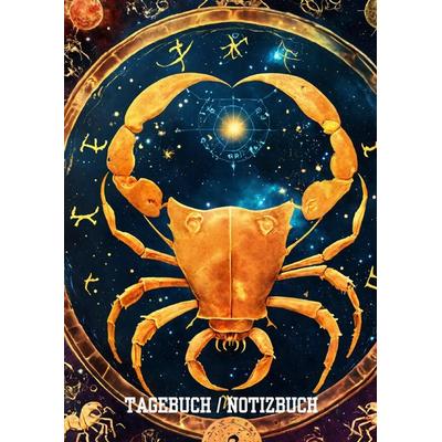 Tagebuch / Notizbuch Sternzeichen Krebs, Gebundene Ausgabe von Willi Meinecke, Tredition, 978-3-384-18860-1