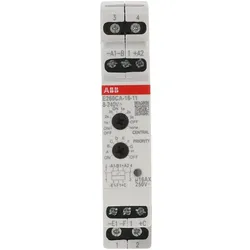 ABB E260CA-16-11 Elektronischer Stromstoßschalter 16 A, 1 Schließer + 1 Öffner, Zentral EIN/AUS einstellbar 2CCG000977R0001